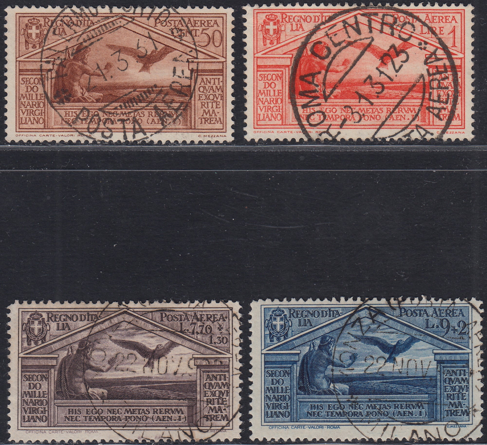 RN252 - 1933 Holy Year, new set of seven values ​​with intact rubber (345/9 + A54/55)