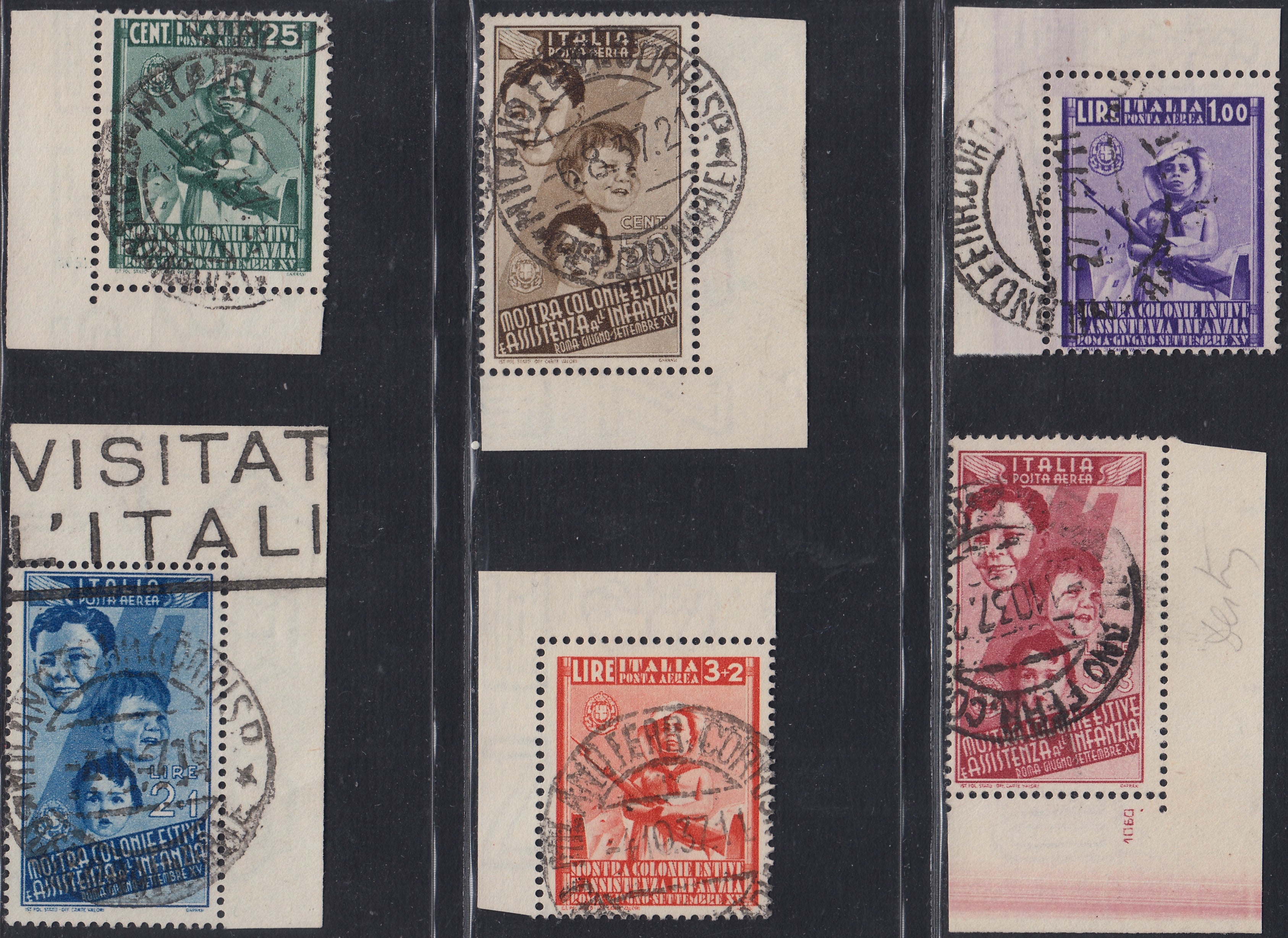 RN252 - 1933 Holy Year, new set of seven values ​​with intact rubber (345/9 + A54/55)