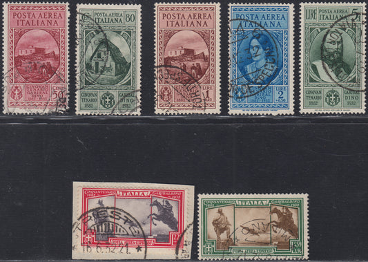 RN252 - 1933 Holy Year, new set of seven values ​​with intact rubber (345/9 + A54/55)