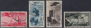UT367 - 1934 - 2° Campionato Mondiale di Calcio, Posta Aerea, serie di 4 valori usati con annulli originali (A69/72)