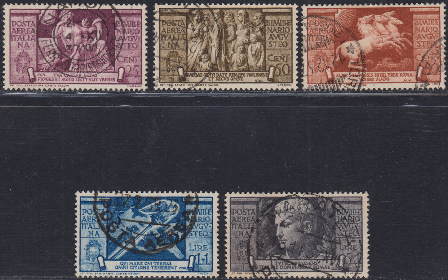 RN252 - 1933 Holy Year, new set of seven values ​​with intact rubber (345/9 + A54/55)