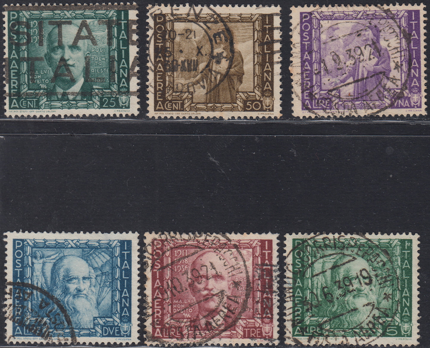 RN252 - 1933 Holy Year, new set of seven values ​​with intact rubber (345/9 + A54/55)