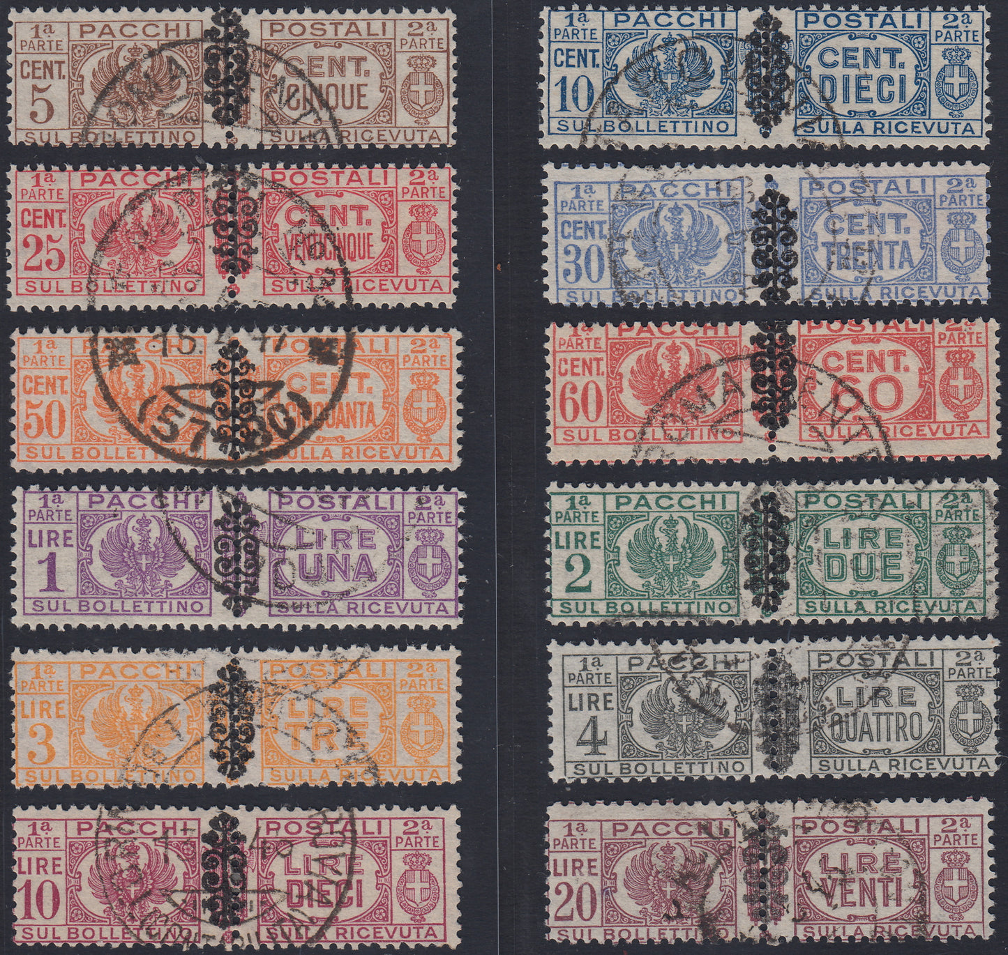 RN252 - 1933 Holy Year, new set of seven values ​​with intact rubber (345/9 + A54/55)