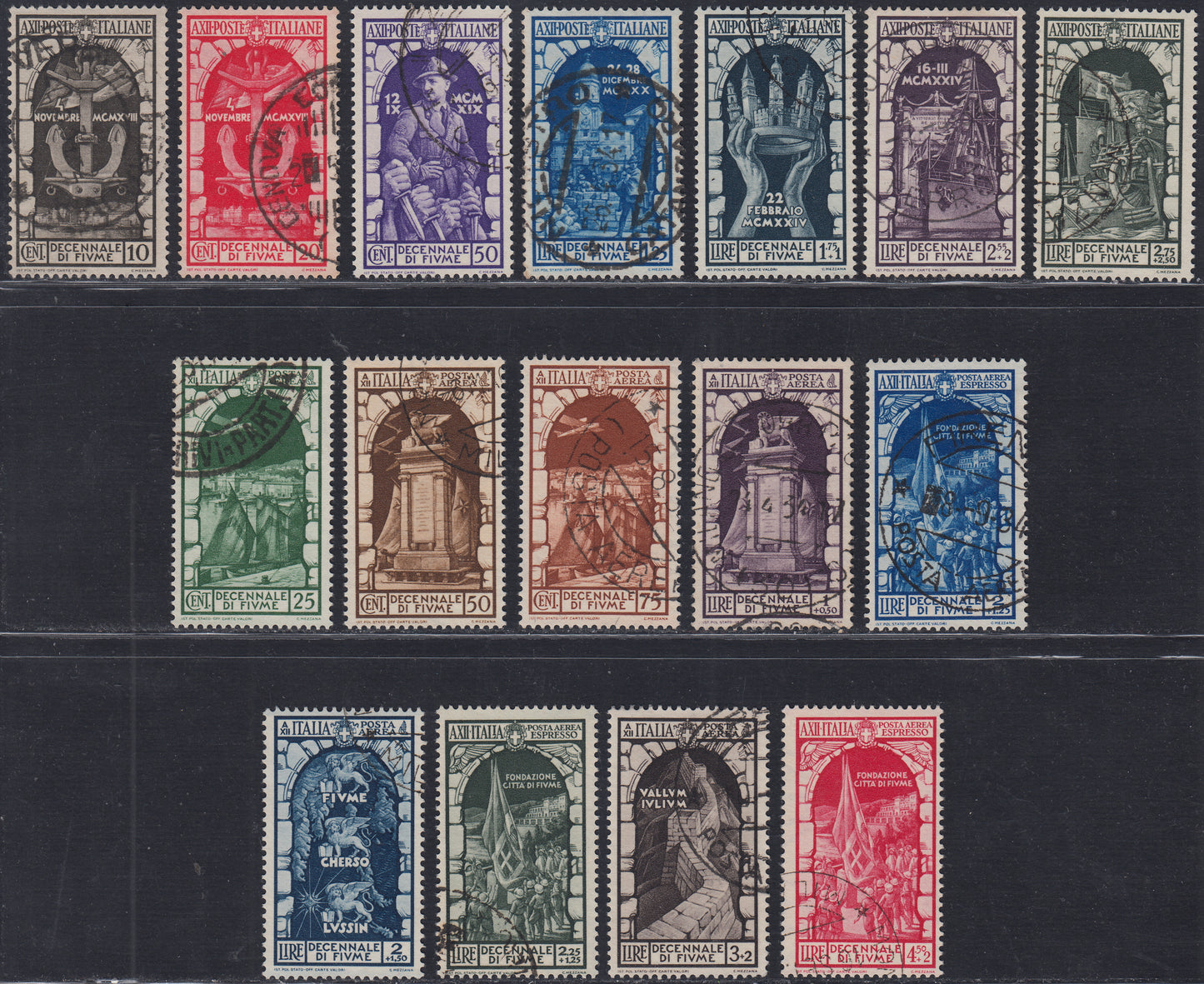 RN183 - 1911 - Fiftieth anniversary of the unification of Italy complete set of four values, new intact rubber (92/95). 