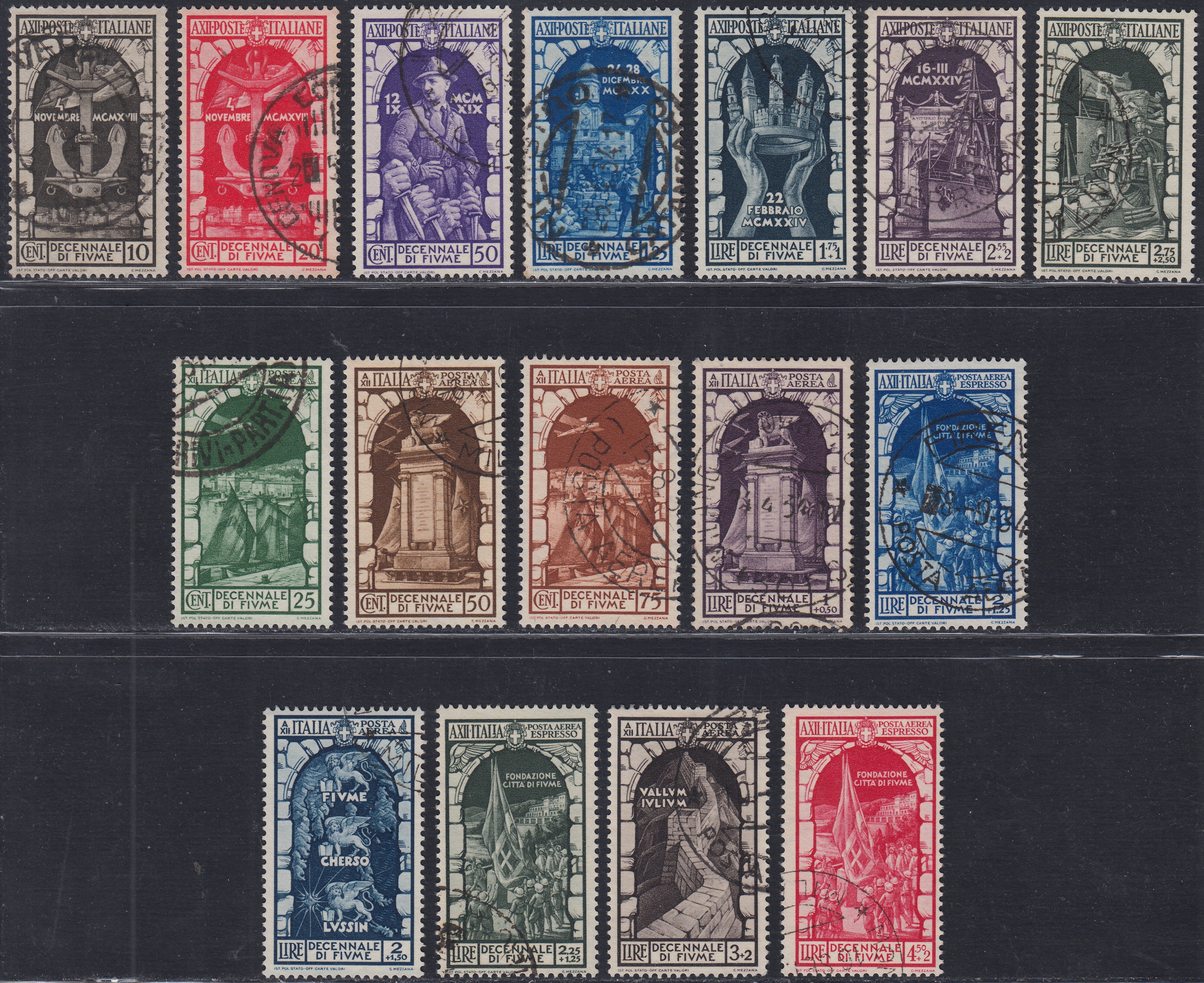 RN183 - 1911 - Fiftieth anniversary of the unification of Italy complete set of four values, new intact rubber (92/95). 