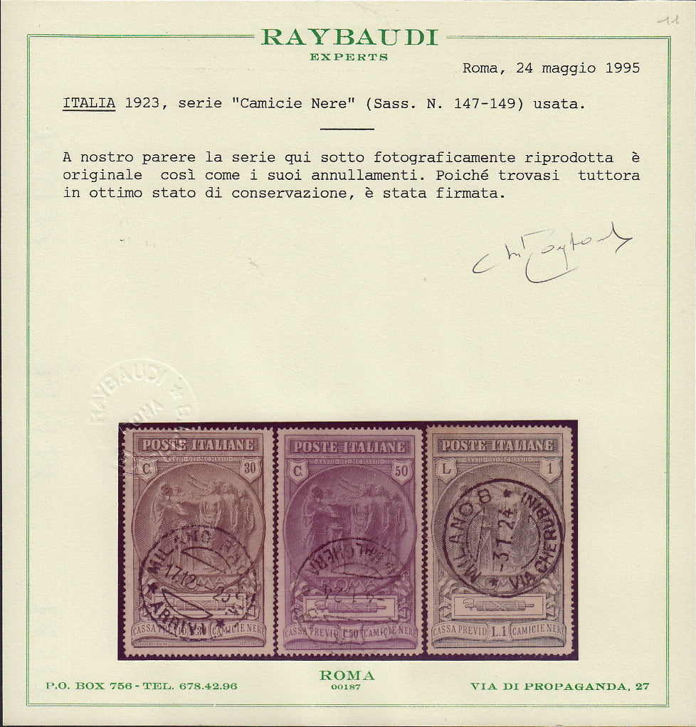 RN183 - 1911 - Fiftieth anniversary of the unification of Italy complete set of four values, new intact rubber (92/95). 