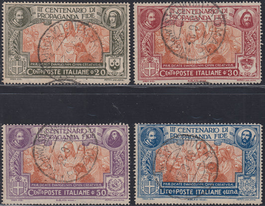 RN183 - 1911 - Fiftieth anniversary of the unification of Italy complete set of four values, new intact rubber (92/95). 