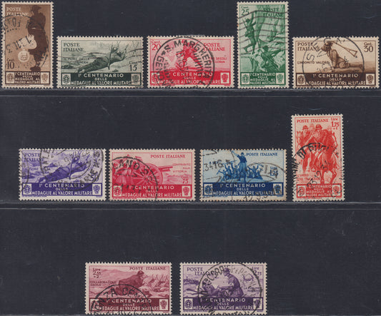 RN183 - 1911 - Fiftieth anniversary of the unification of Italy complete set of four values, new intact rubber (92/95). 