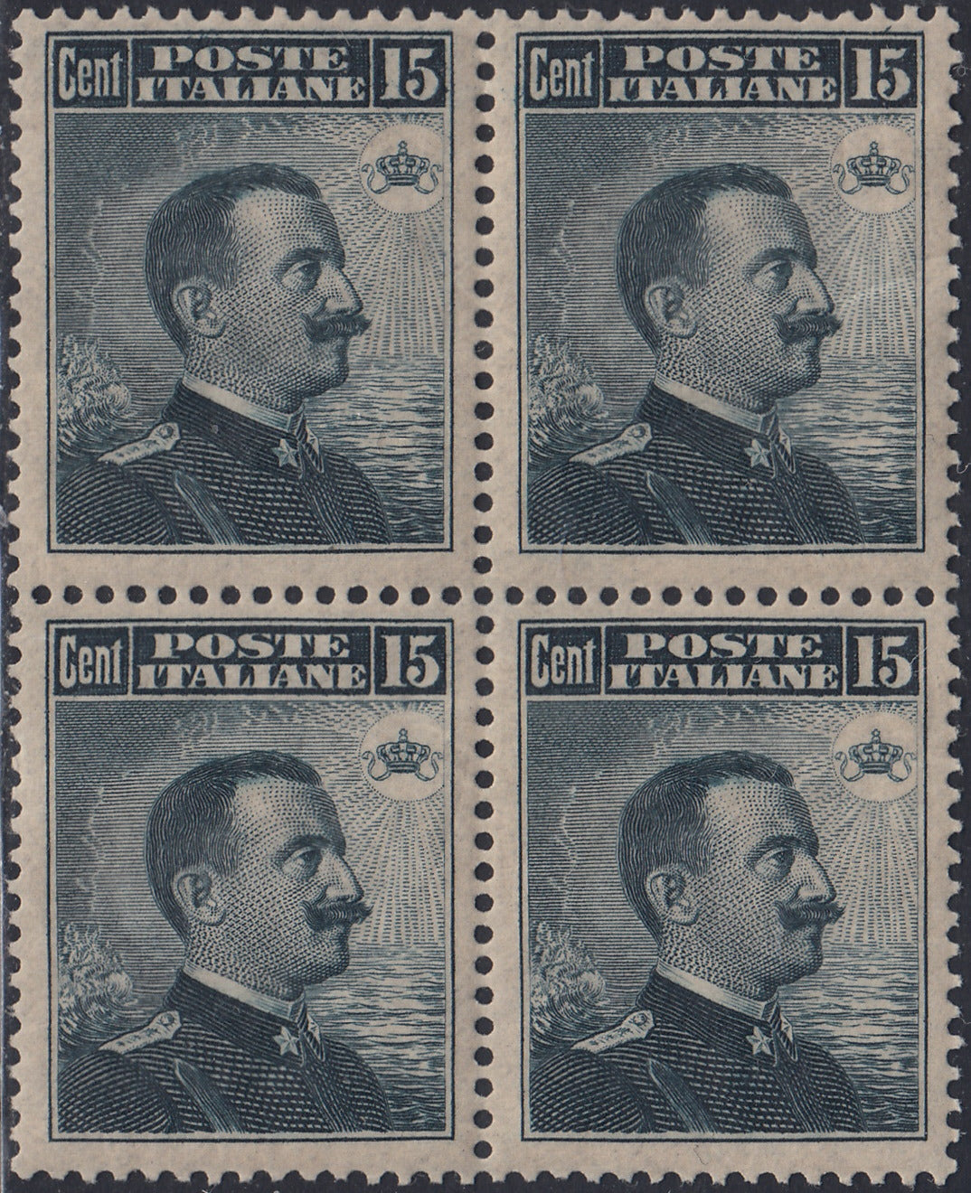 RN183 - 1911 - Fiftieth anniversary of the unification of Italy complete set of four values, new intact rubber (92/95). 