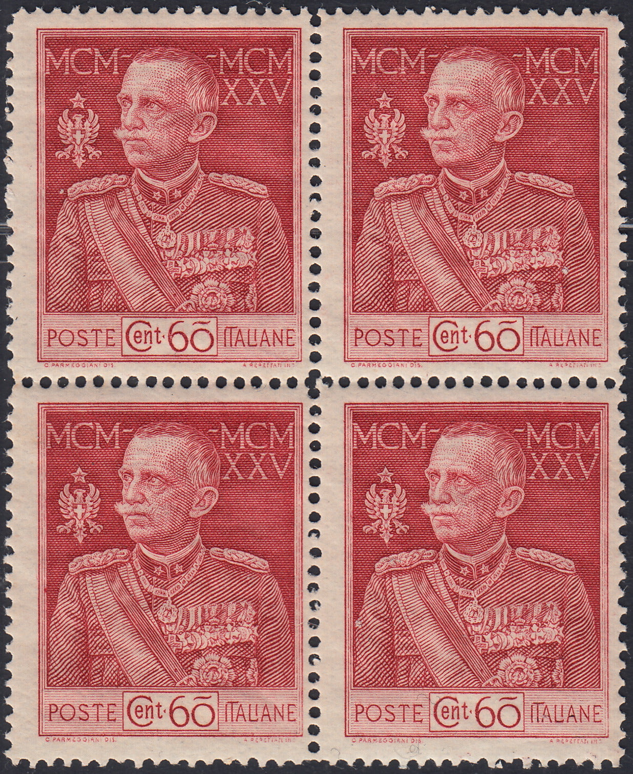 RN183 - 1911 - Fiftieth anniversary of the unification of Italy complete set of four values, new intact rubber (92/95). 