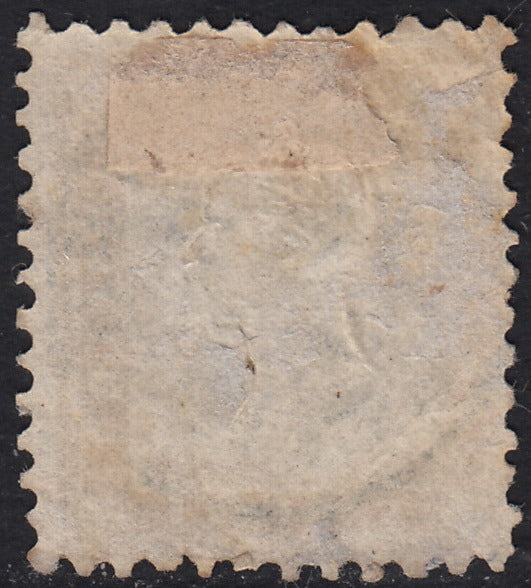 1862 - Effigy of Vittorio Emanuele II facing right, c. 80 dark orange yellow comb-pierced, used (4b)