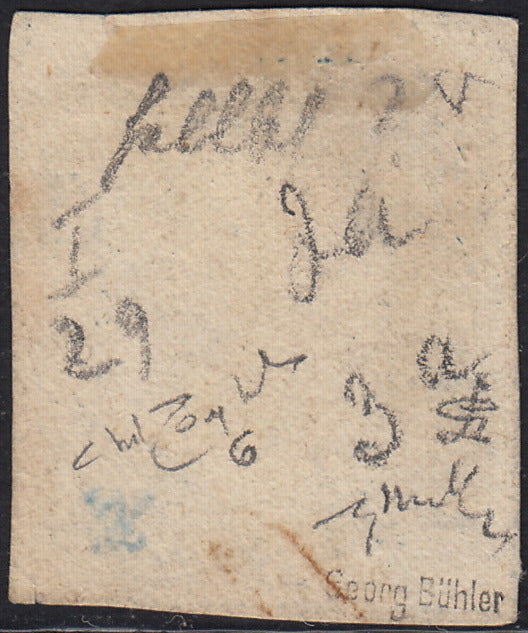 UT686 - 1859 - Effigie di Federico II di Borbone, 2 grana azzurro stampa secca I tavola usato (6)
