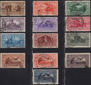 UT828 - 1930 - Virgilio, serie completa di Posta Ordinaria + Posta Aerea usata con annulli originali anche sugli Alti Valori (282/290 + A21/24).