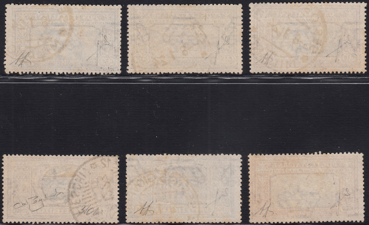 UT833 - 1923 - Cinquantenario della morte di Alesssandro Manzoni, serie completa usata di bella qualità con annulli originali (151/156).