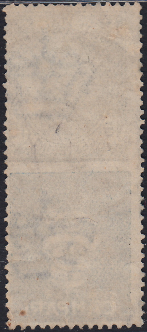Kingdom of Italy, advertising issues, c. 25 light blue and brown "Piperno" new with intact rubber (6)