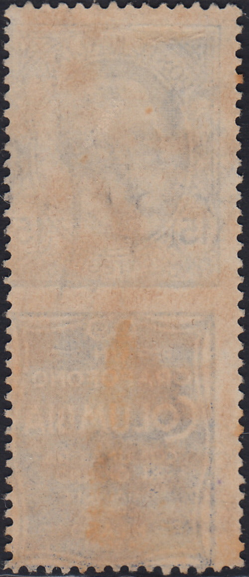 Kingdom of Italy, advertising issues, c. 25 light blue and brown "Piperno" new with intact rubber (6)