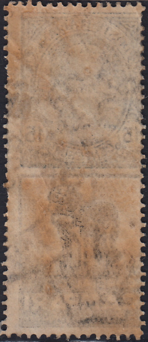Kingdom of Italy, advertising issues, c. 25 light blue and brown "Piperno" new with intact rubber (6)