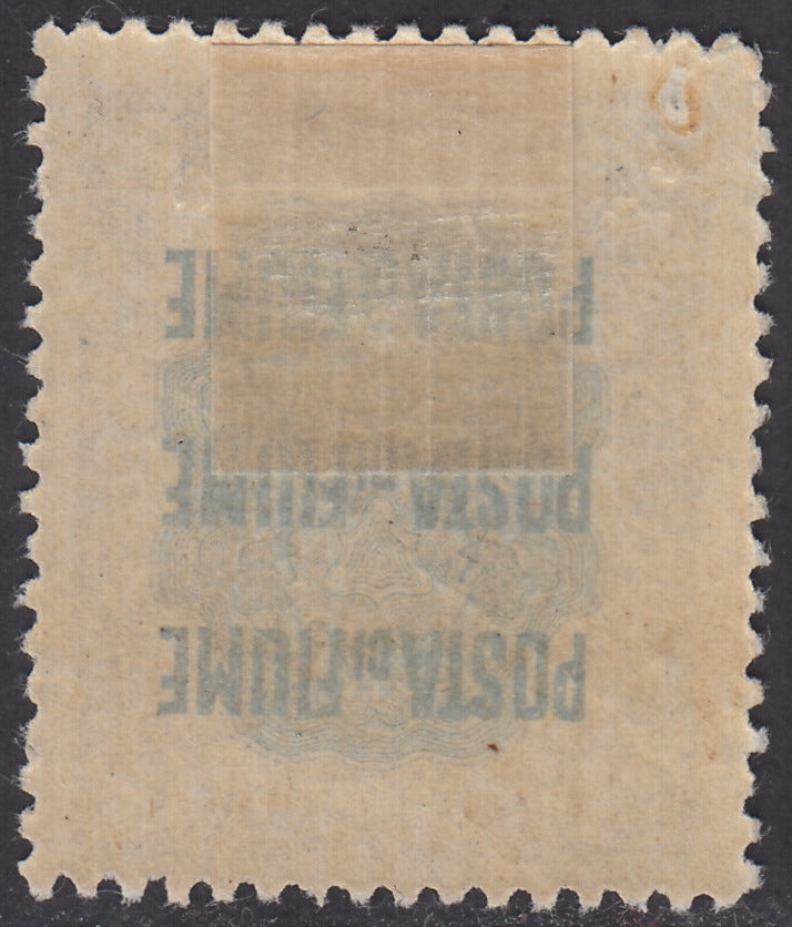 ZZ760 - Hungarian stamp from the Reapers series, 6 blue-green fillers with FUME (instead of FIUME) overprint, new (7d)