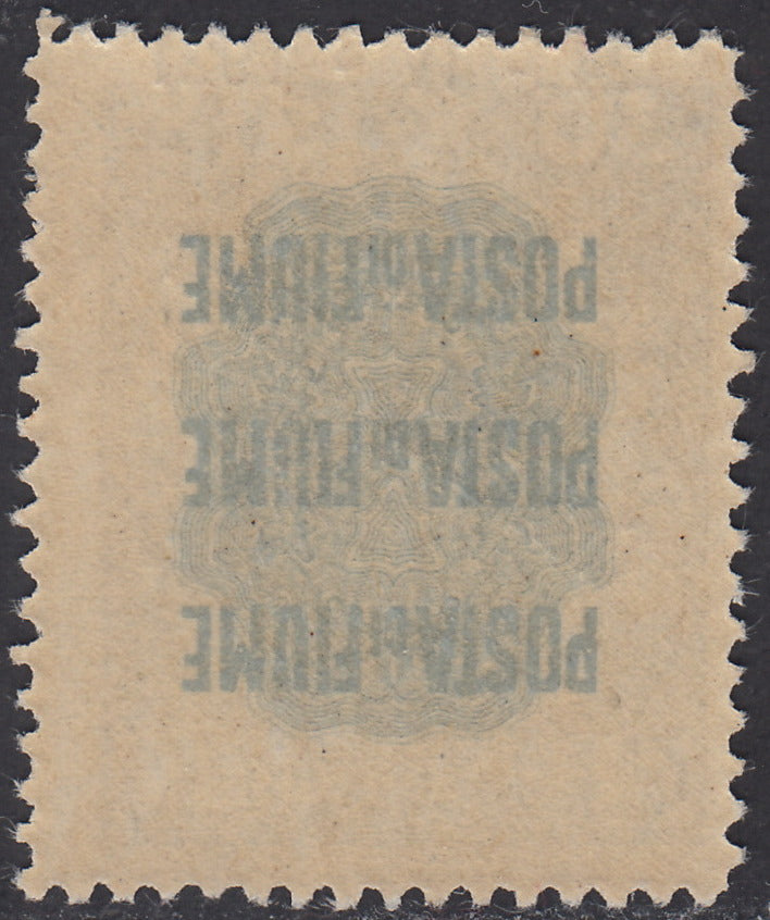 ZZ760 - Hungarian stamp from the Reapers series, 6 blue-green fillers with FUME (instead of FIUME) overprint, new (7d)