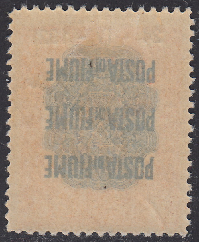 ZZ760 - Hungarian stamp from the Reapers series, 6 blue-green fillers with FUME (instead of FIUME) overprint, new (7d)
