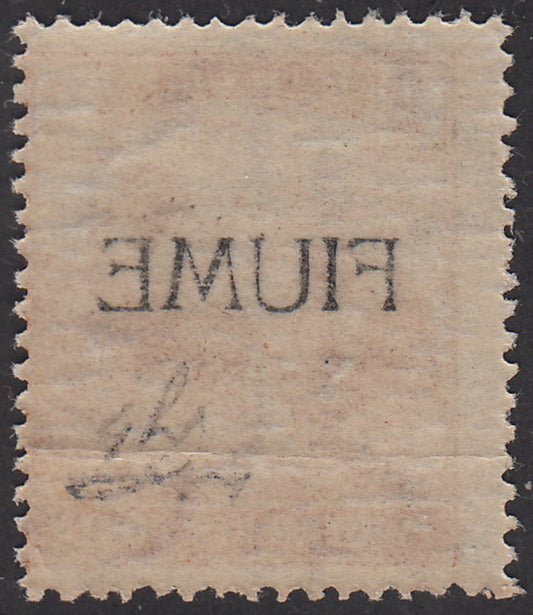 V60 - 1918 - Hungarian stamp from the Reapers series, 2 yellow-brown fillers with machine overprint decal, new with original gum (4h)