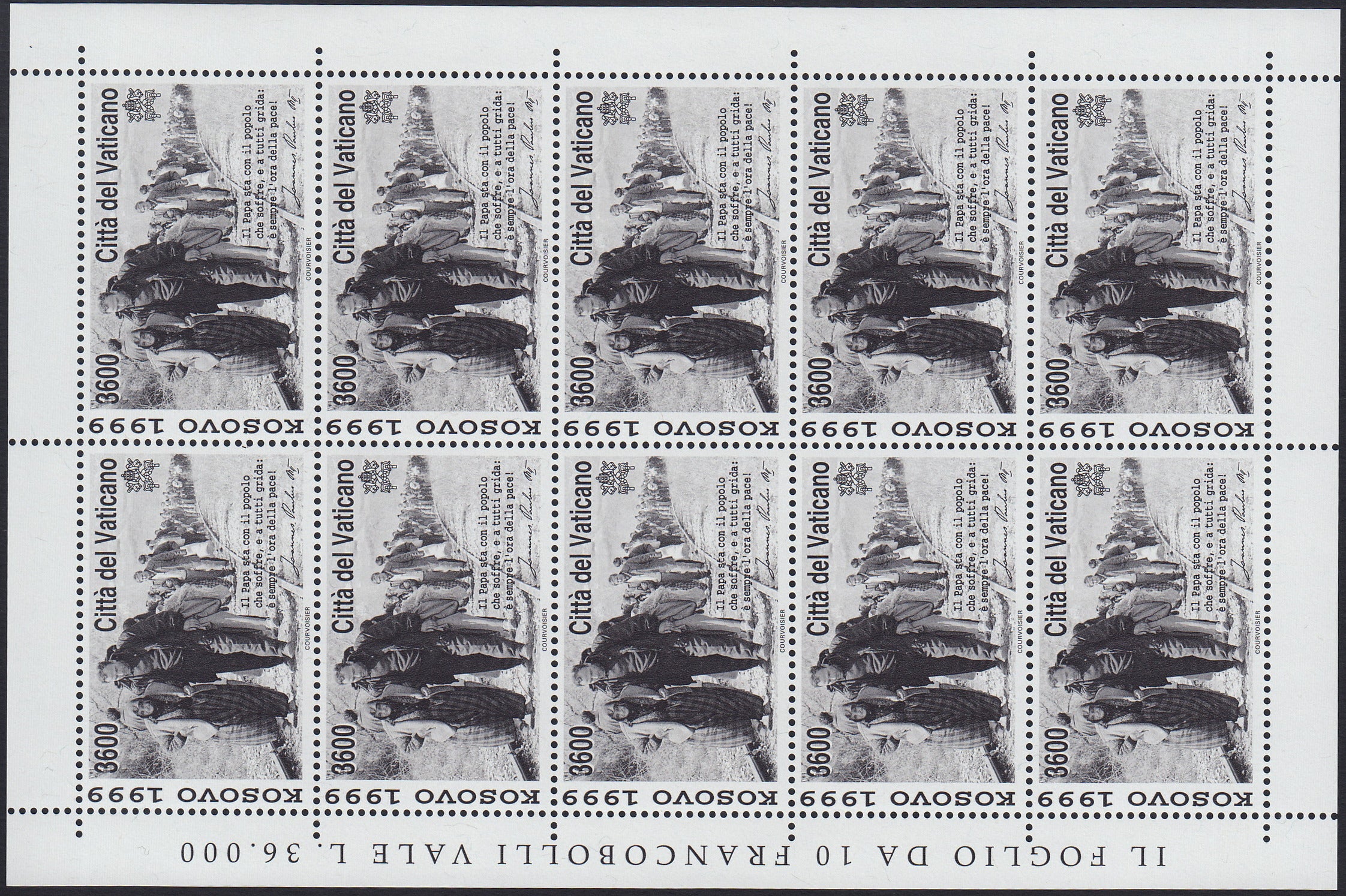 Vat1 - Vatican City - 1934 Provisional set of six overprinted values ​​used with original cancellations