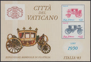 VAT43 - 1985 - Italia '85, foglietto di due valori per complessive L. 1950 nuovo gomma integra (8)
