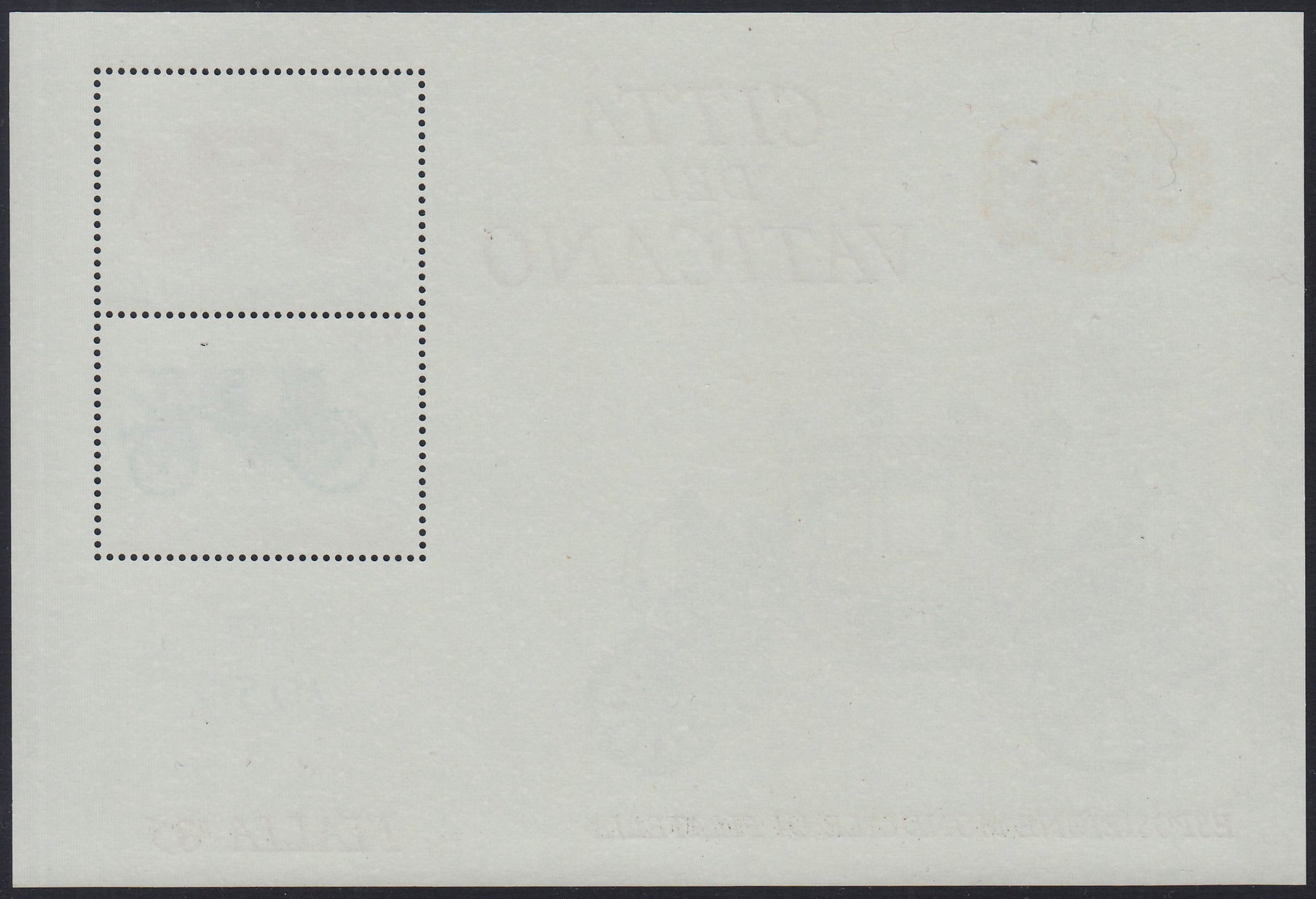 VAT43 - 1985 - Italia '85, foglietto di due valori per complessive L. 1950 nuovo gomma integra (8)