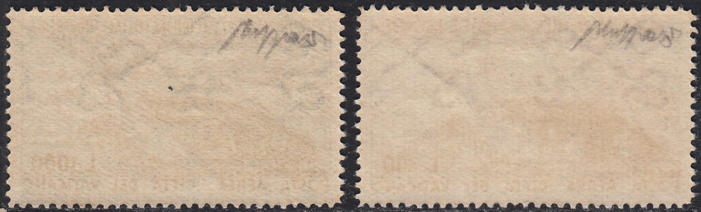 Vat7 - 1949 - Posta Aerea, 75° anniversario dell'UPU, serie di 2 valori nuovi gomma integra (18,19)