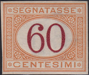 PV1976 - 1862 - Perforated issue c. 10 orange bistro used on small fragment (1g).
