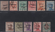 VG10 - 1918/19 - Francobolli d'Italia soprastampati, "VENEZIA GIULIA", serie completa di 11 valori usati (19/29)