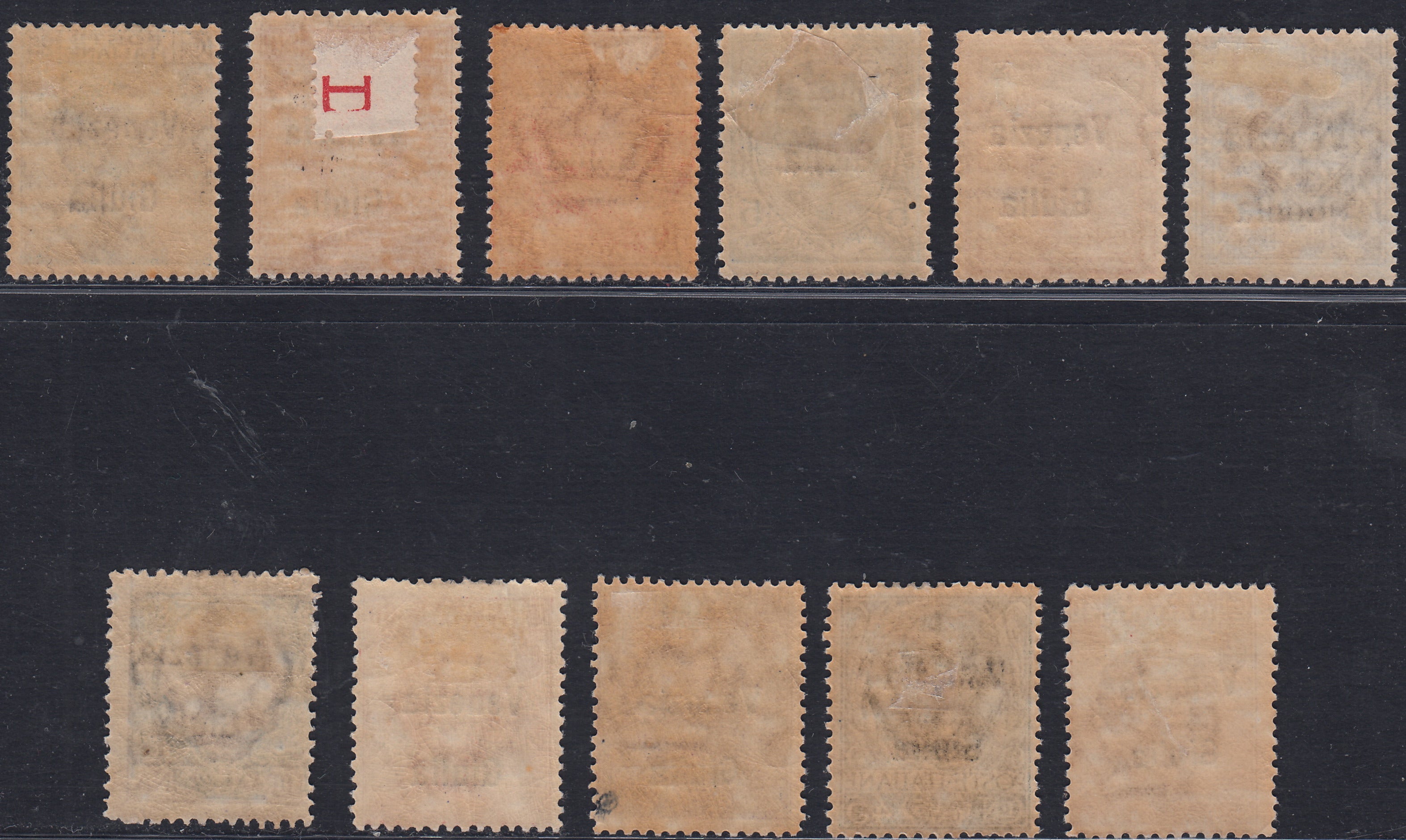 VG23 - 1918/19 - Francobolli d'Italia soprastampati, "VENEZIA GIULIA", serie completa di 11 valori nuova gomma originale (19/29)