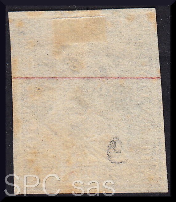 Y223 - 1854/62 - Strubel, Helvetia seduta, 10 rappen azzurro usato (27)