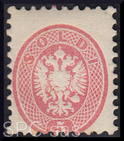 Y228 - 1864 - V emissione s. 5 rosa dentellatura 9 1/2 nuovo con gomma (43)