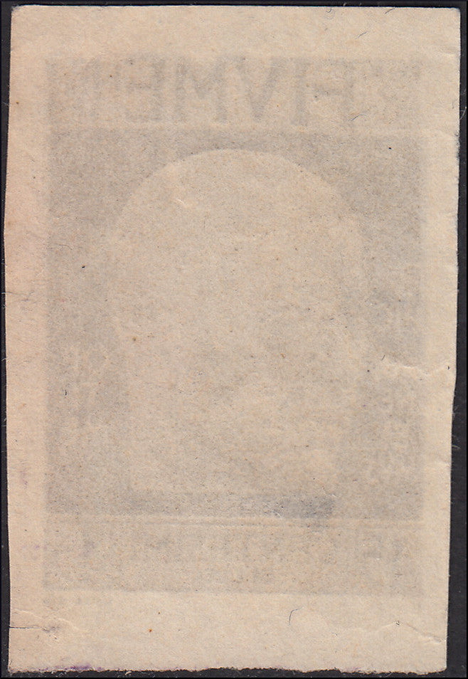 Fiume253 - 1920 - D'Annunzio, c. 45 oliva non dentellato, nuovo senza gomma (119k).