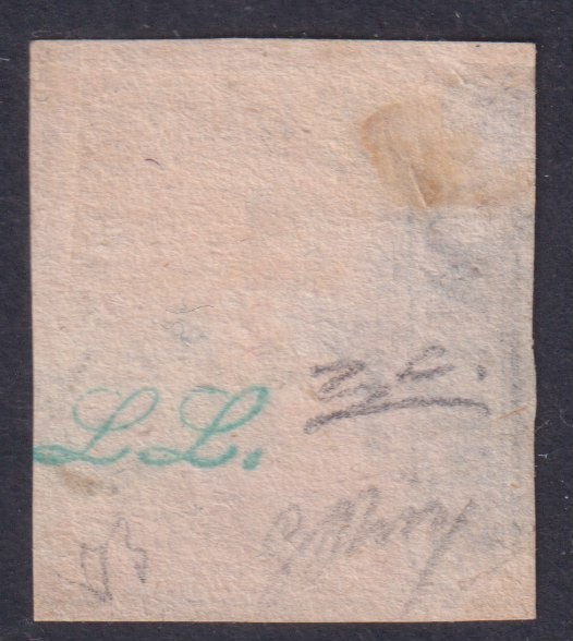 1859 - Figure in a rectangle, b. 8 pink used with linear of CENTO (8).