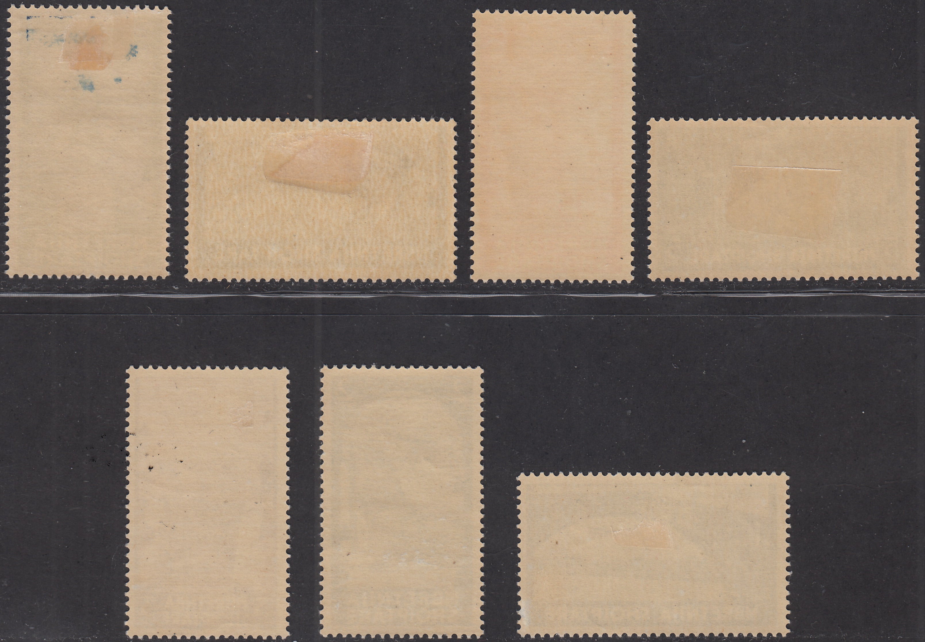 1940 -  Posta Aerea, serie ordinaria, soggetti e formati vari serie completa di 7 valori nuova con gomma originale (5/11).