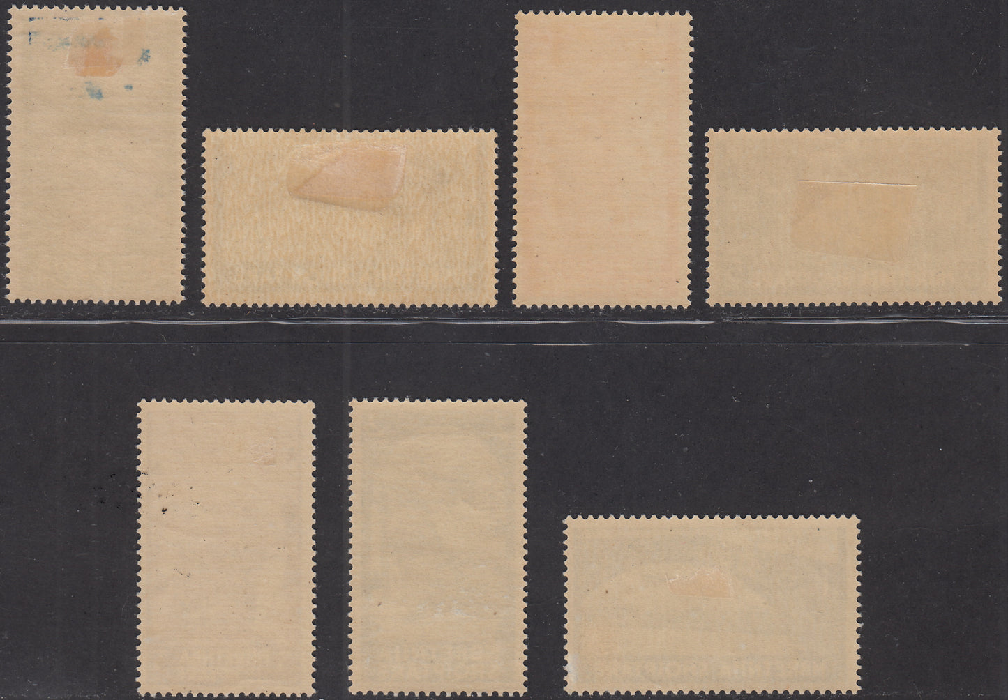 1940 -  Posta Aerea, serie ordinaria, soggetti e formati vari serie completa di 7 valori nuova con gomma originale (5/11).