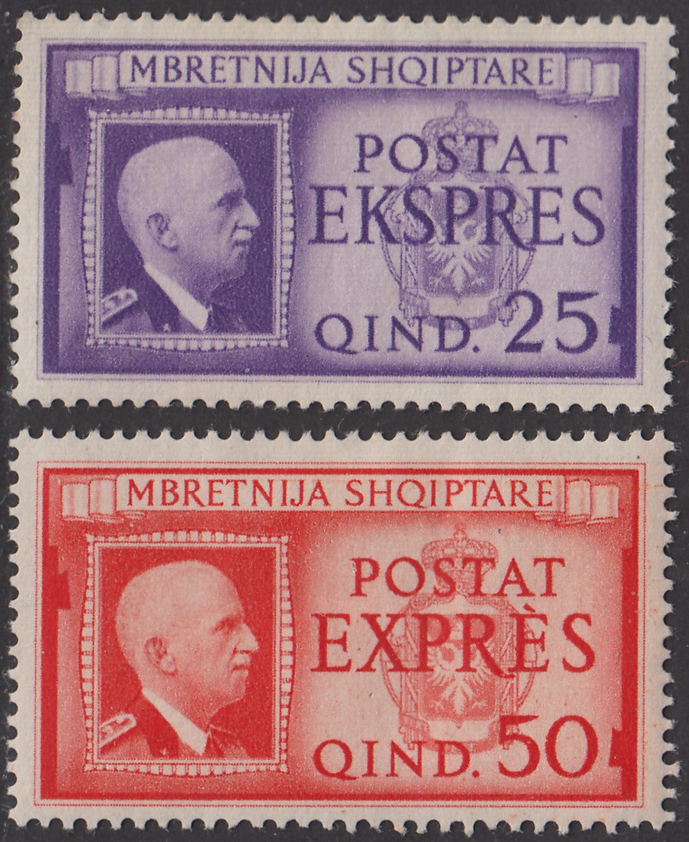 1940 -  Espressi, serie completa di 2 valori nuova con gomma originale (E1/2).