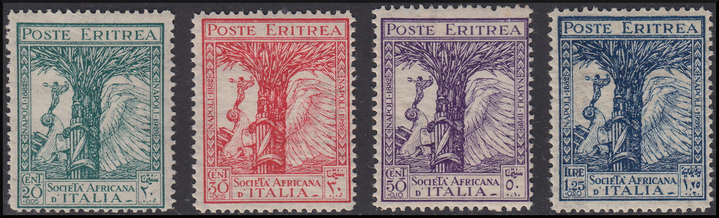 Italian Colonies, Eritrea Pro Società Africana d'Italia complete set of four values ​​** (132/5)