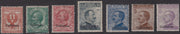 Colonie Italiane, Egeo, francobolli d'Italia soprastampati Calimno, serie cpl. 7 esemplari * (1/7)