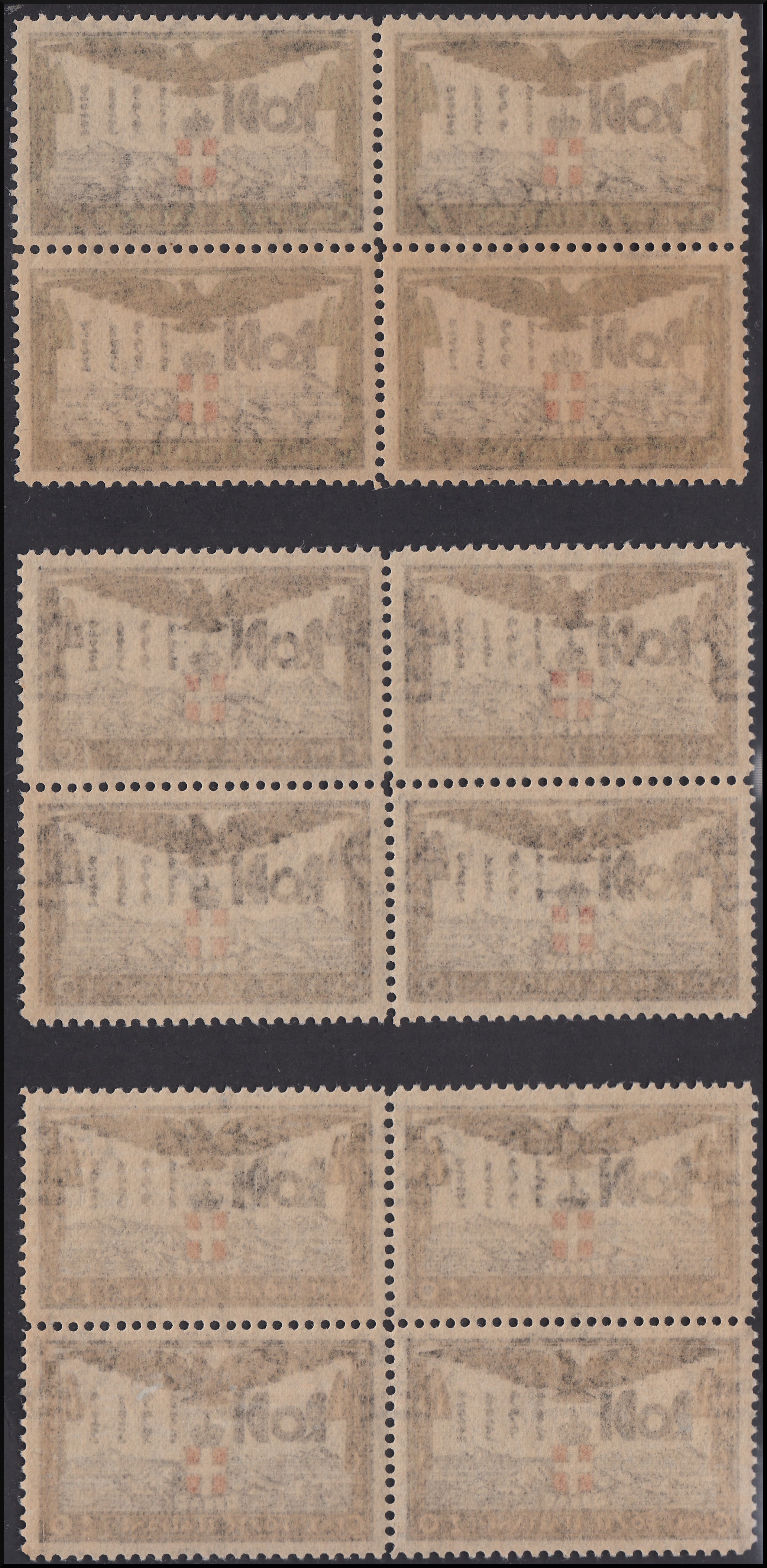 Aegean - Twentieth anniversary of the occupation and tenth anniversary of the fascist revolution, complete series in integral quatrains (65/74)