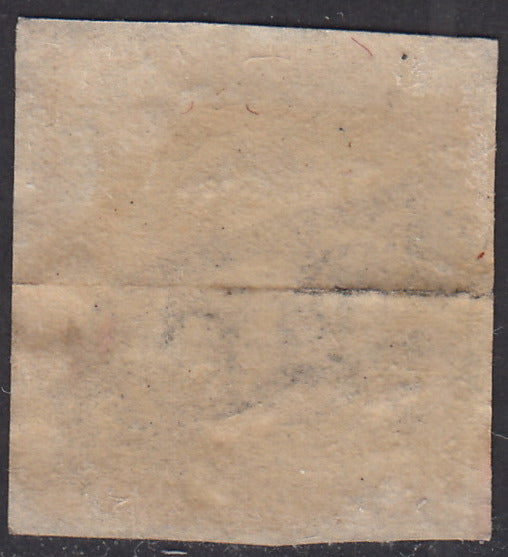 1861 - 20 grain orange used with cancellation in the "CANCELLED" folder (23a).