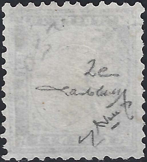 1862 - Effigy of Vittorio Emanuele II facing right, c. 20 light blue comb-pierced, used (2e)