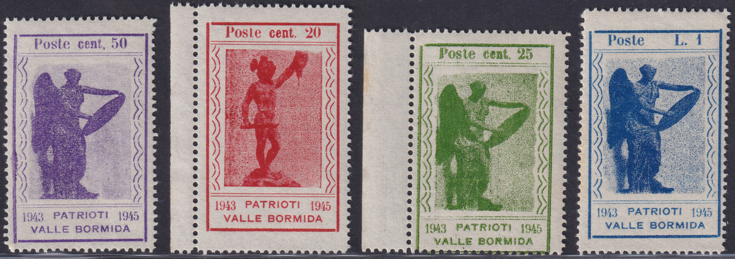 FF245 - 1945 - Statua di Perseo e Vittoria Alata serie completa di sette valori nuova con gomma integra (9/15)