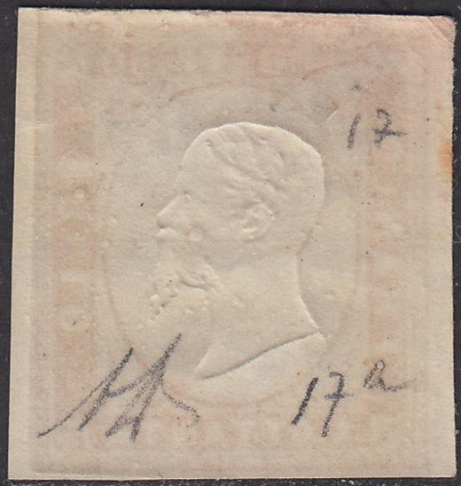 FF263 - 1858 - IV issue c. 80 new dark orange ocher with intact gum (17c)