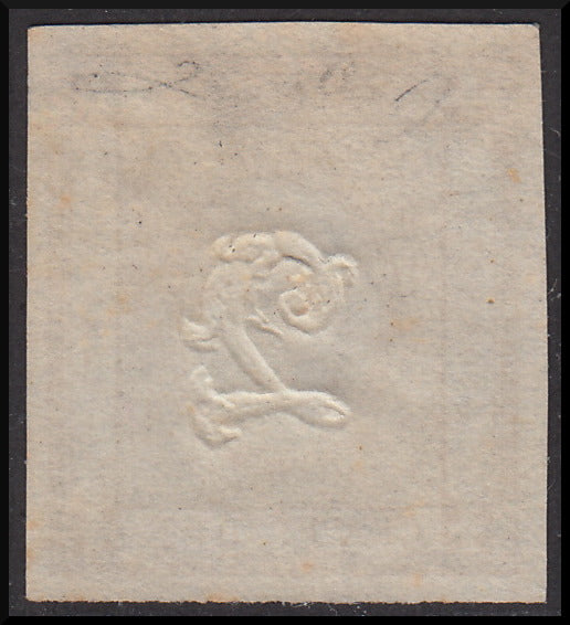 Regno d'Italia 1862 francobollo per le stampe c. 2 bistro nuovo integro (10)