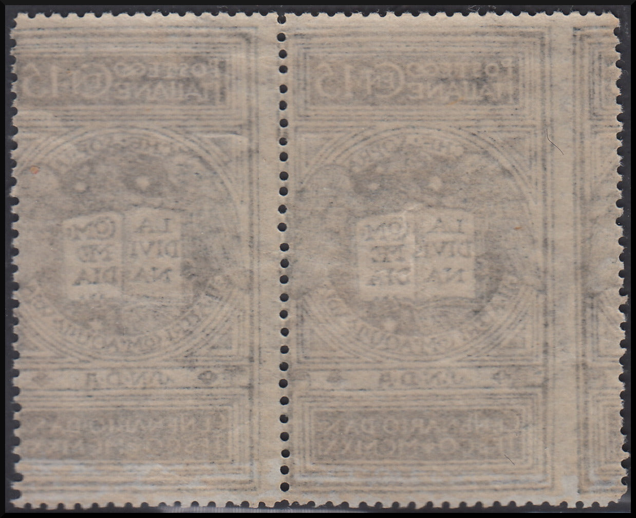 1921 - 6th centenary of Dante's death, c.15 gray different color with variety (116Andc + 116)