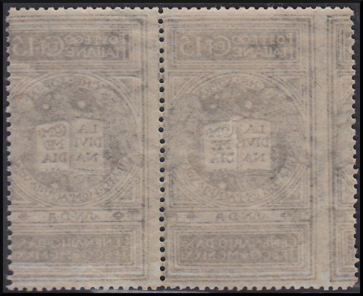 1921 - 6° centenario della morte di Dante, c.15 grigio colore diverso con varietà (116Andc + 116)