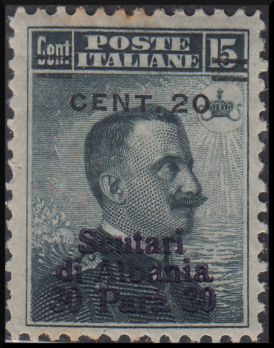 Post Offices Abroad, issues for each office in Europe and Asia: Scutari of Albania 